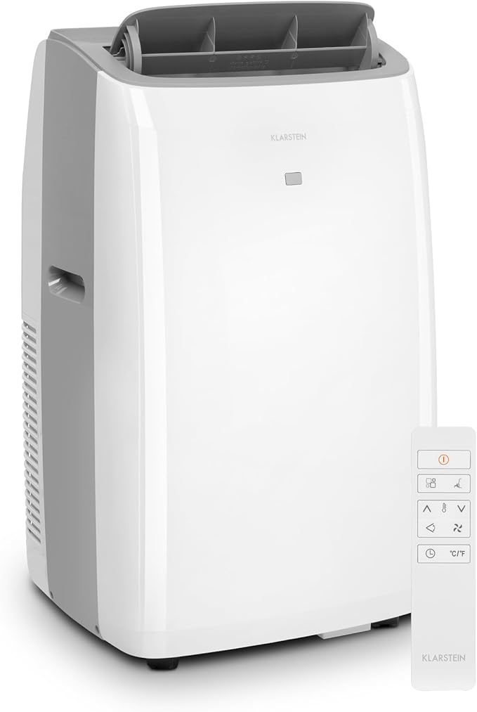 Aire Acondicionado Portátil Klarstein 12000 BTU – Clase A+, R290, SEER 13, Silencioso 63 dB