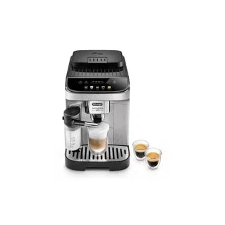 Delonghi Magnifica Evo ECAM290.61.SB Espressomaschine mit Kaffeemaschine – Vollautomatischer Kaffeevollautomat mit Milchaufschäumer – 15 bar – silber/schwarz