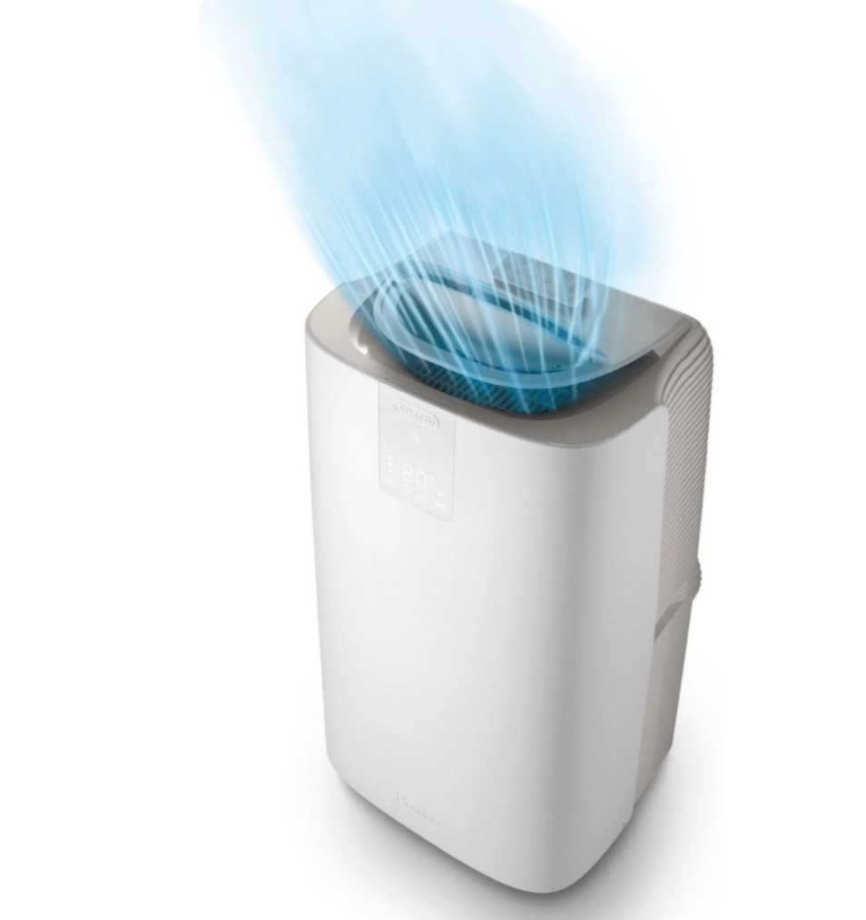 Climatizzatore Portatile De'Longhi PACAP98 GentleJet – 11500 BTU, Classe A+, R290, GentleJet 180°