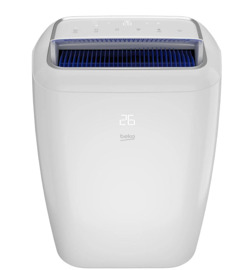 Climatizador Móvil Reversible Beko BP1125H – 3500 W, Conectado, Controles por Voz, 65 dB