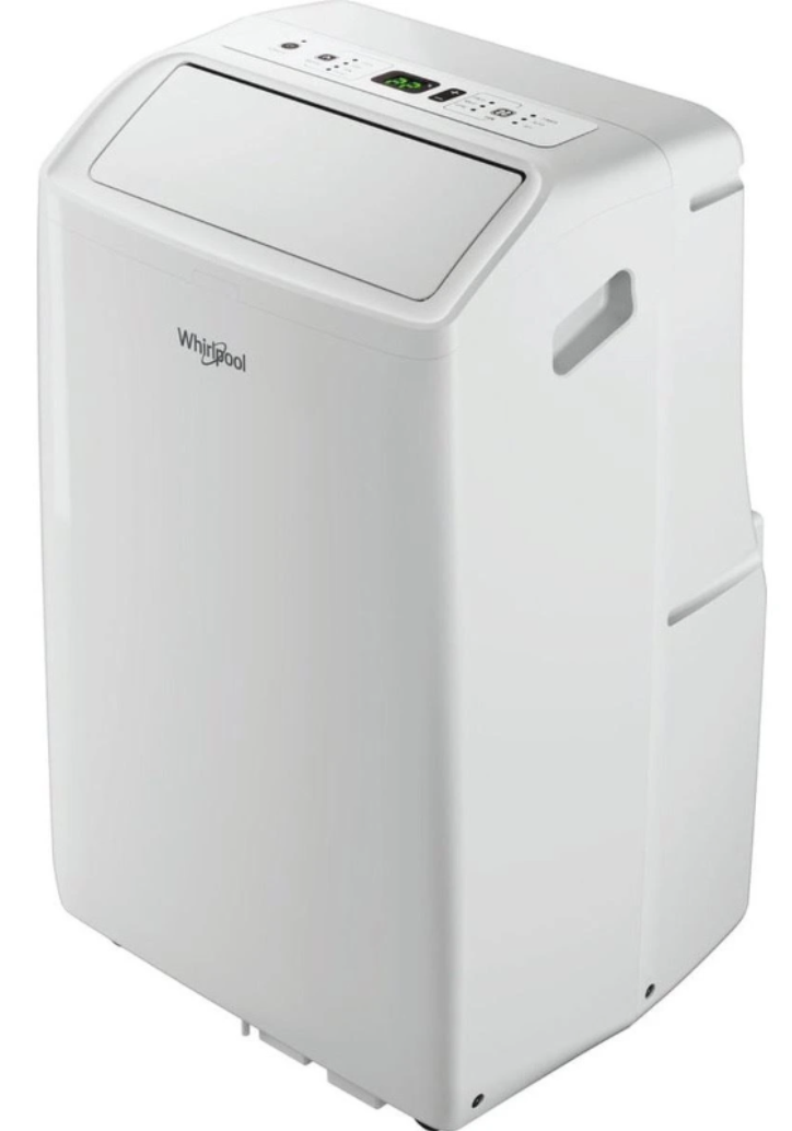 Aire Acondicionado Portátil Reversible Whirlpool PACF212HPW – 3300 W, Clase A/A+, R290, 6º Sentido
