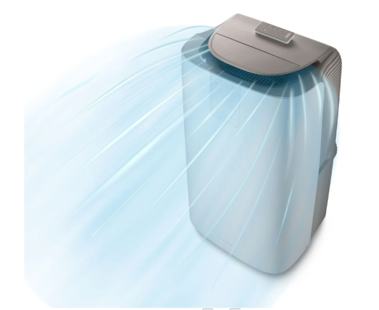 Aire Acondicionado Portátil De'Longhi PACAP120 GentleJet – 12000 BTU, Clase A+, R290, GentleJet 180°