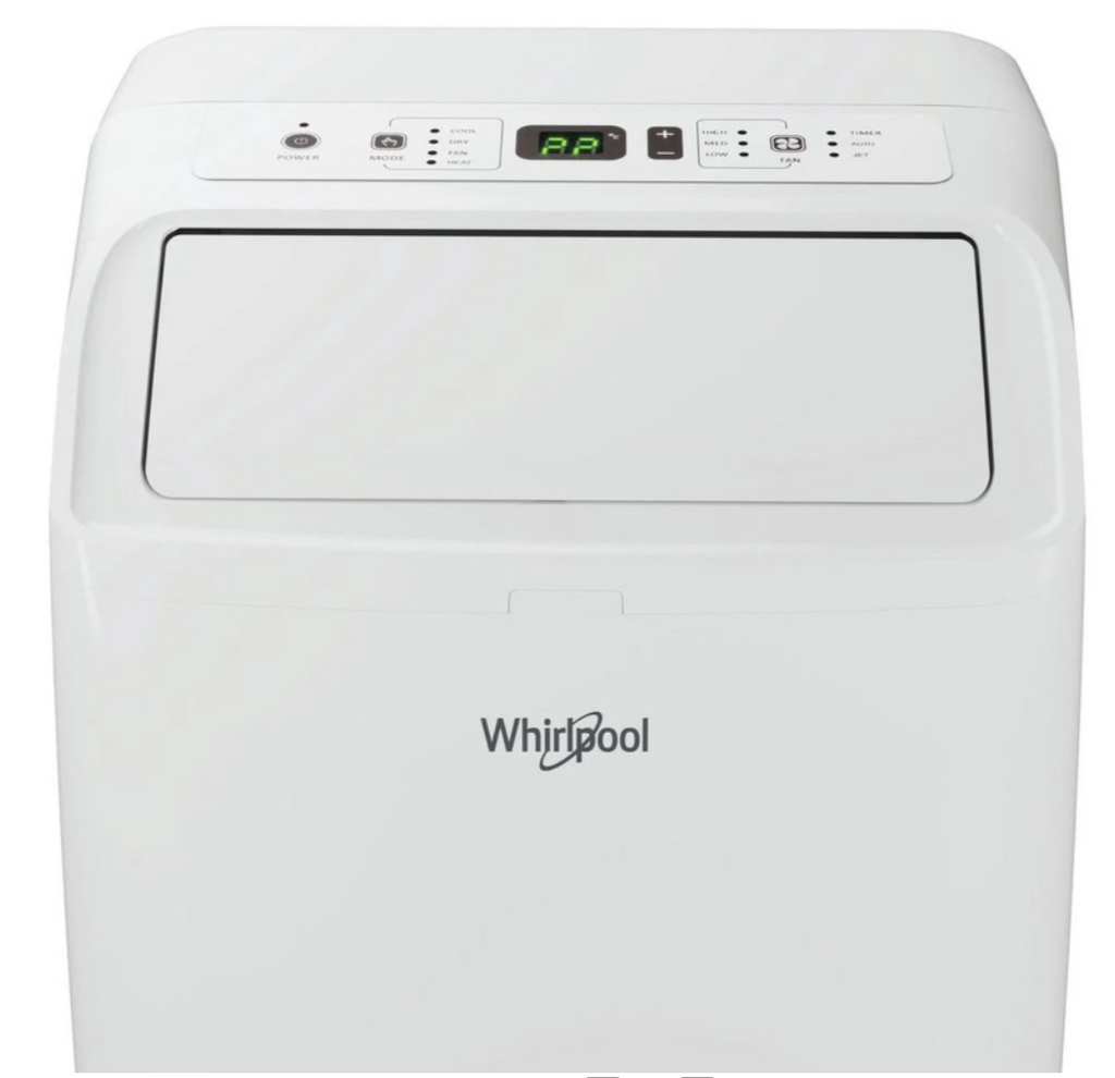 Climatizzatore Portatile Reversibile Whirlpool PACF212HPW – 3300 W, Classe A/A+, R290, 6° Senso