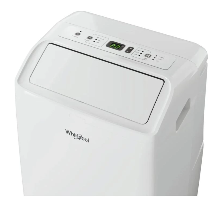 Condizionatore portatile Whirlpool PACF212CO W – 12000 BTU, Classe A, R290, 6° Senso