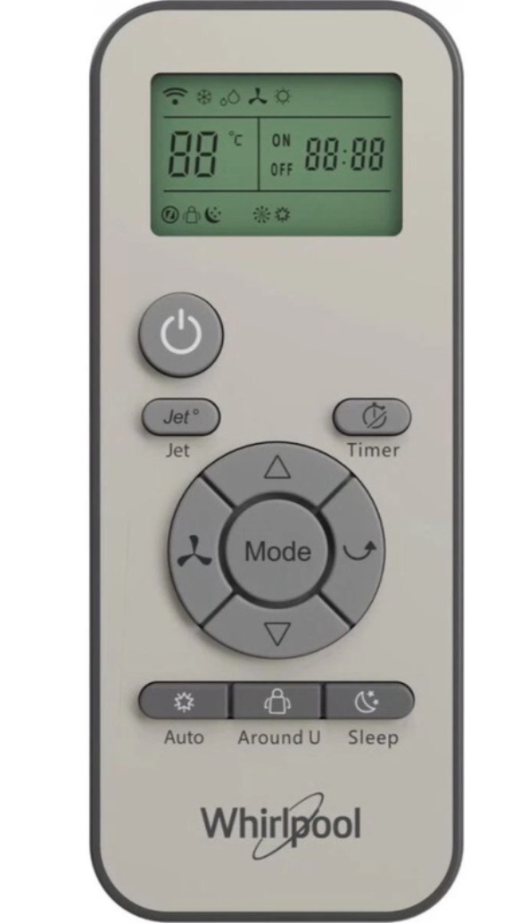Aire Acondicionado Portátil Reversible Whirlpool PACF212HPW – 3300 W, Clase A/A+, R290, 6º Sentido