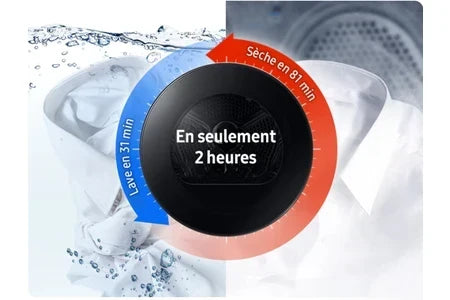 Sèche-linge pompe à chaleur Samsung DV90DG6845LK