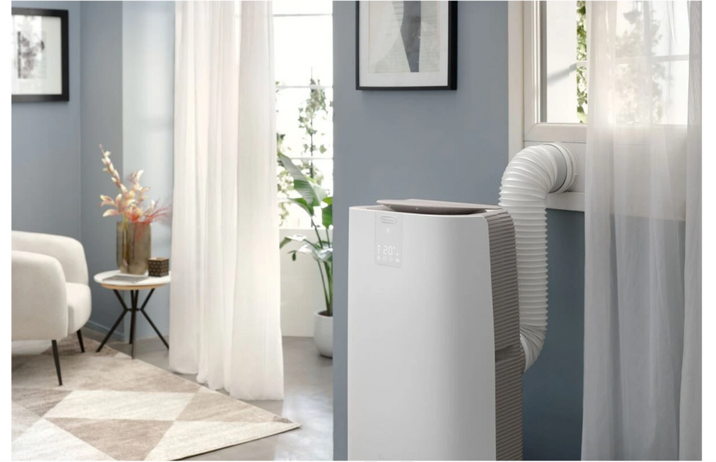 Climatizzatore Portatile De'Longhi PACAP120 GentleJet – 12000 BTU, Classe A+, R290, GentleJet 180°